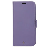 iPhone 13 Pro Max dbramante1928 New York Magnetic Genuine Leather Wallet Case - Daybreak Purple