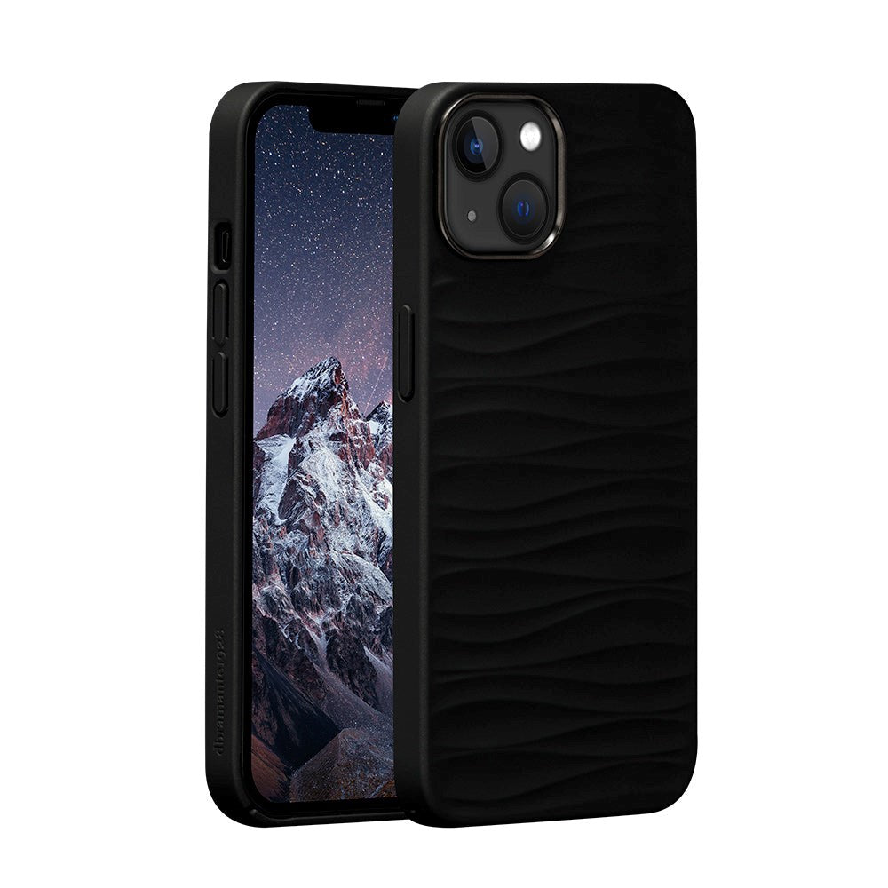 dbramante1928 iPhone 14 Dune Back Case - 100% Recycled Plastic - Black