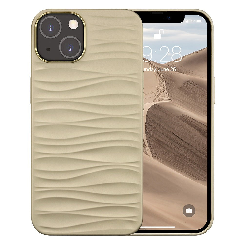 dbramante1928 iPhone 14 Dune Back Case - 100% Recycled Plastic - Sand