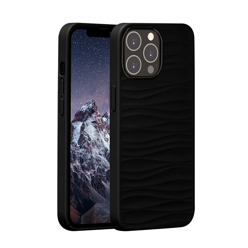 dbramante1928 iPhone 14 Pro Dune Back Case - 100% Recycled Plastic - Black