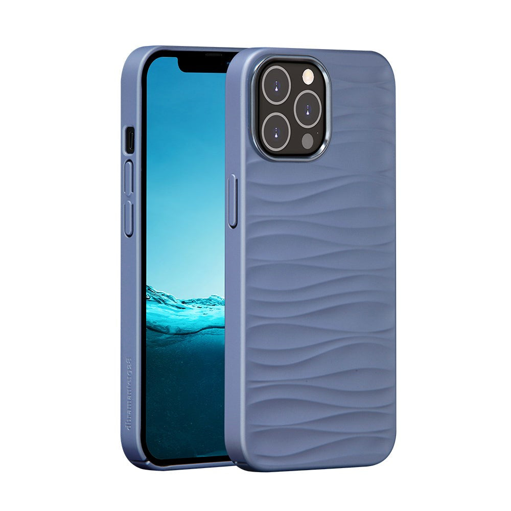 dbramante1928 iPhone 14 Pro Max Dune Back Case - 100% Recycled Plastic - Blue