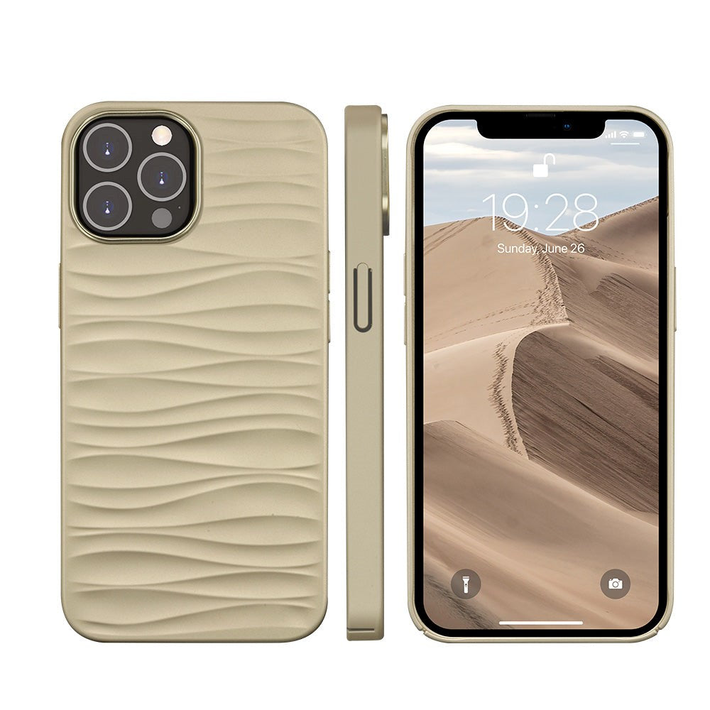 dbramante1928 iPhone 14 Pro Max Dune Back Case - 100% Recycled Plastic - Sand