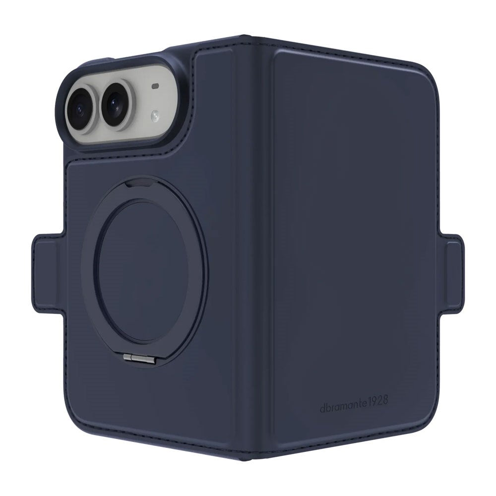 iPhone Duo dbramante1928 Copenhagen Kick ICON Flip Case - MagSafe Compatible - Deep Water