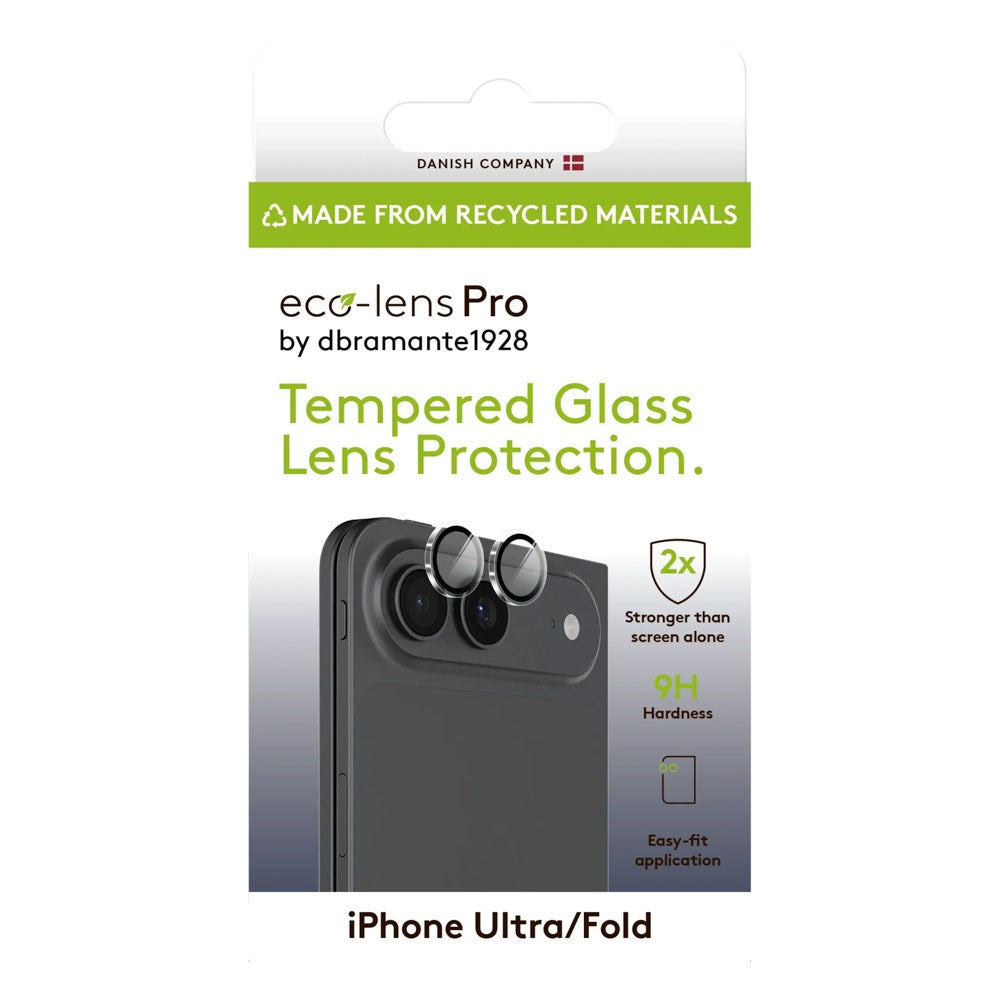 iPhone Duo dbramante1928 Eco-Lens Pro Protective Glass for Camera Lens - Transparent
