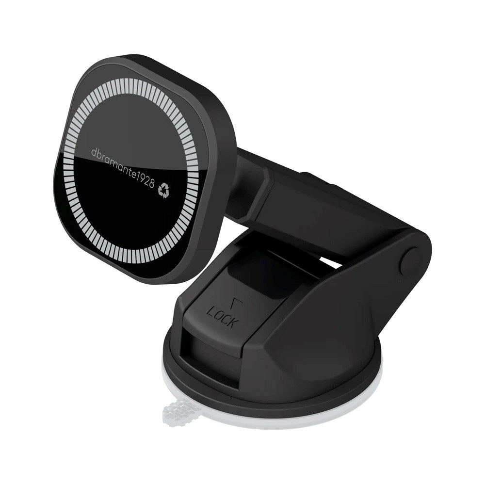 dbramante1928 Magnetic Car Phone Holder - Suction Cup - Black