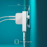 dbramante1928 Slim Wall Charger with 1x USB-C 45W & 1x USB-A 30W - White