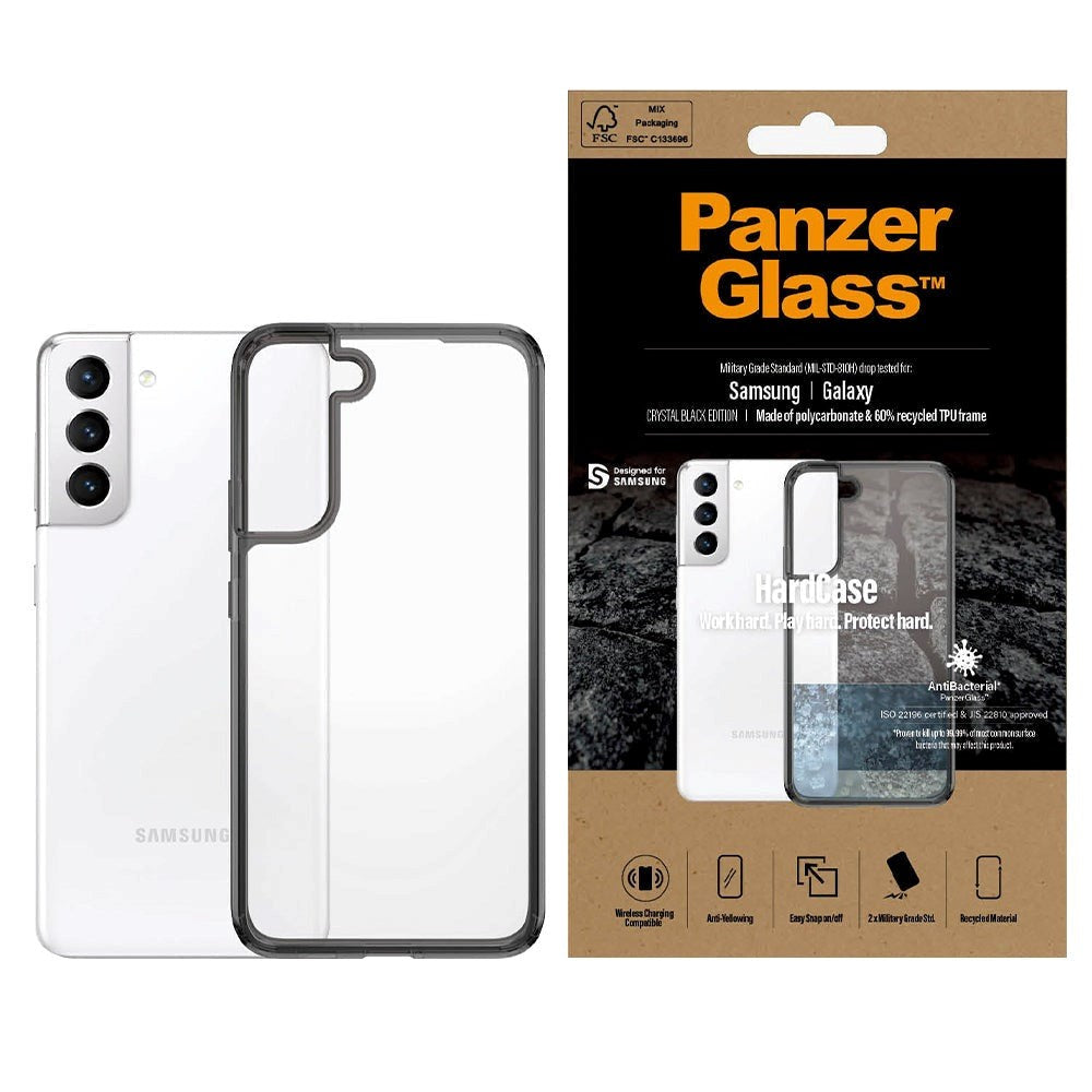 Samsung Galaxy S22+ (Plus) PanzerGlass HardCase Antibacterial Case - Black