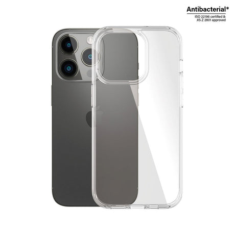 iPhone 14 Pro Back Case PanzerGlass HardCase Antibacterial - Transparent