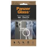 iPhone 14 Pro Back Case PanzerGlass HardCase Antibacterial - MagSafe Compatible - Transparent