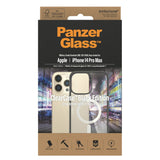 iPhone 14 Pro Max Case PanzerGlass AntiBacterial ClearCase - MagSafe Compatible - Black Edge