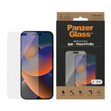 iPhone 14 Pro Max PanzerGlass AntiBacterial Classic Fit Screen Protector - Platinum Strength - Transparent