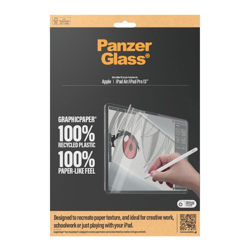 PanzerGlass GraphicPaper Screen Protector Film - iPad Air 13" (2024) / Pro 13" (2025 / 2024) - Transparent