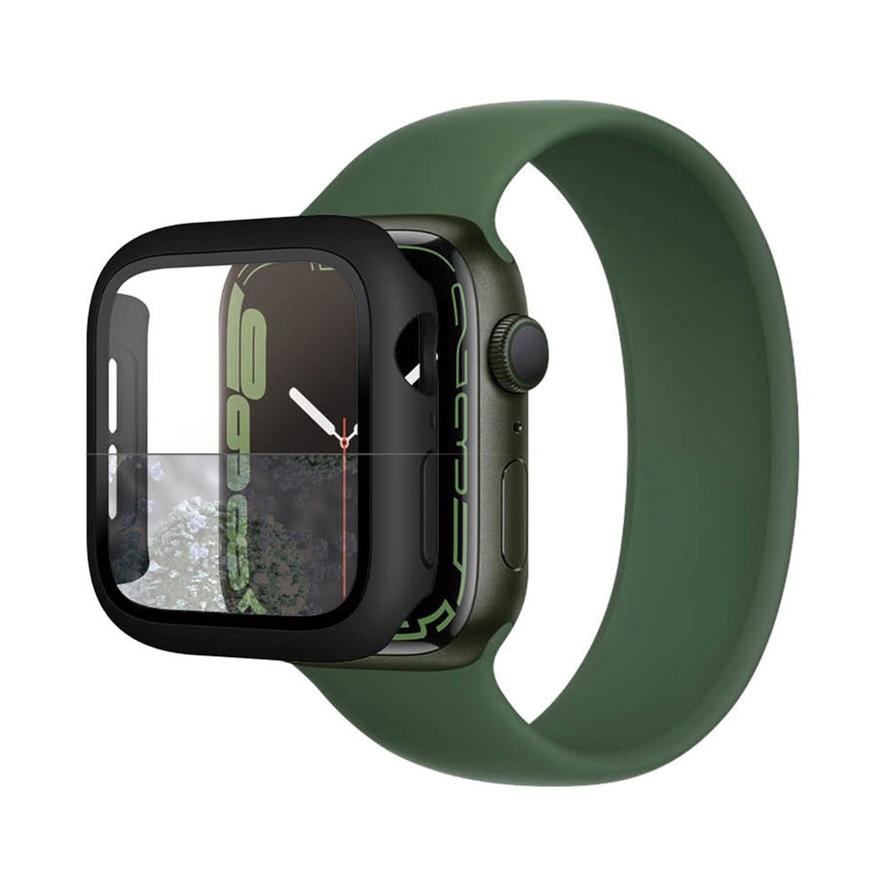 PanzerGlass Apple Watch 7 (41mm) Full Body Protection Case w. Built-in Screen Protection w. Anti-Bacterial - Black