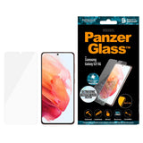 Samsung Galaxy S21 PanzerGlass AntiBacterial Edge-to-Edge Ultrasonic Fingerprint Screen Protector - Case Friendly - Transparent