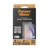 Samsung Galaxy A55 (5G) PanzerGlass Ultra Wide Fit Re:fresh Screen Protector w. EasyAligner - Platinum Strength - Transparent