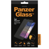 iPhone 11 / XR PanzerGlass Screen Protector - Case Friendly - Privacy - Black