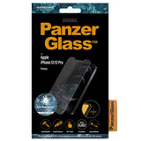 iPhone 12 / 12 Pro PanzerGlass Antibacterial Standard Fit Screen Protector - Privacy Glass - Transparent