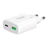 Xceed 20W GaN Wall Charger with 1 x USB-C 1 x USB-A - White