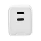 Xceed 45W GaN Wall Charger with 2 x USB-C - White