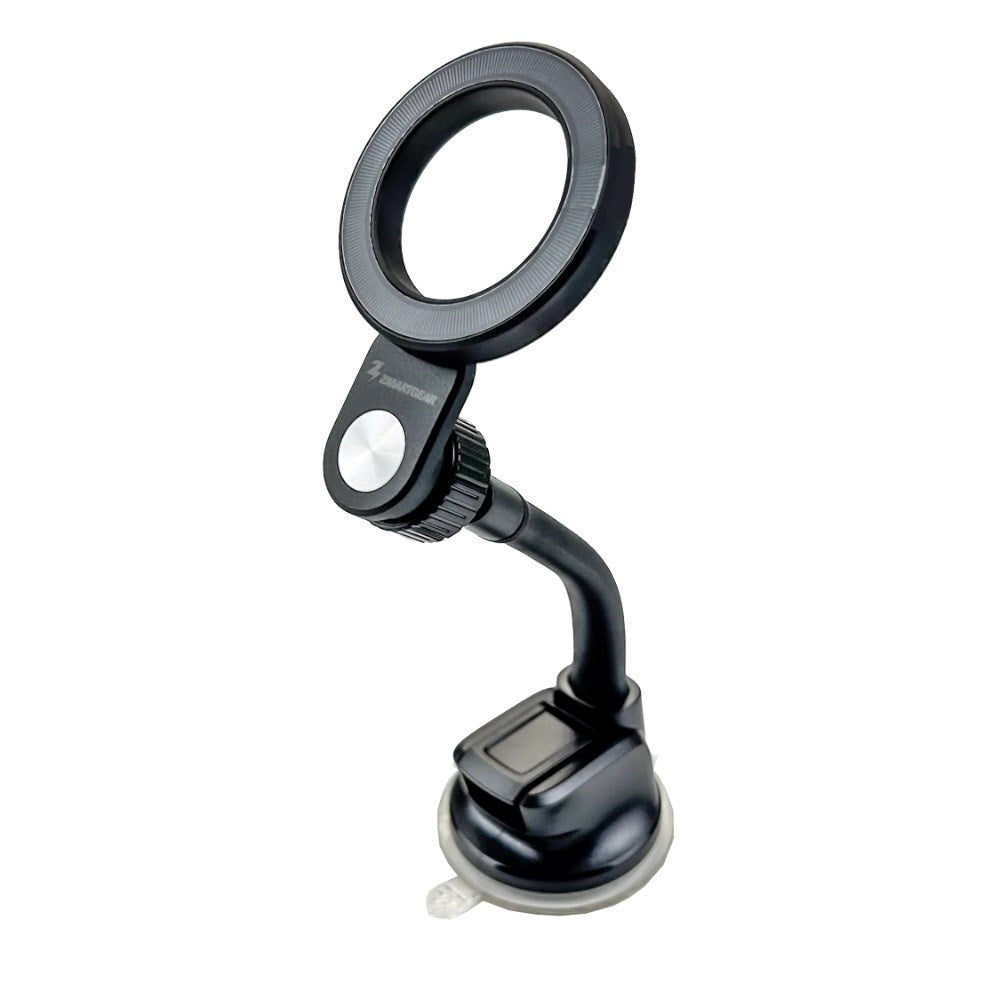 Zmartgear Mobile Holder with Suction Cup for Windshield / Dashboard - MagSafe Compatible - Black