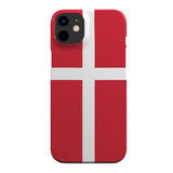 EIDERWOOD iPhone 12 Hard Plastic Cover - Denmark's Flag