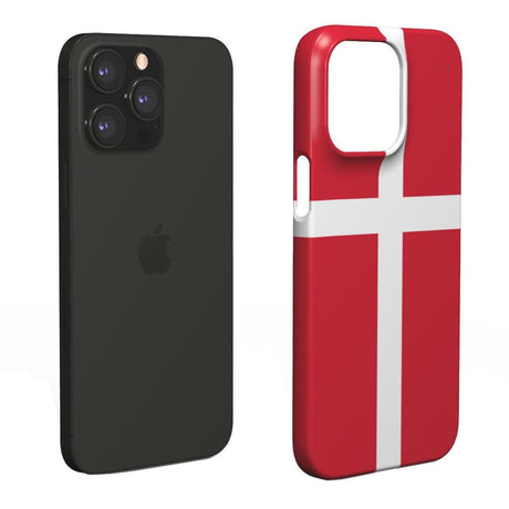 EIDERWOOD iPhone 12 Pro Hard Plastic Cover - Denmark's Flag