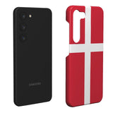 EIDERWOOD Samsung Galaxy S22 Hard Plastic Cover - Denmark's Flag