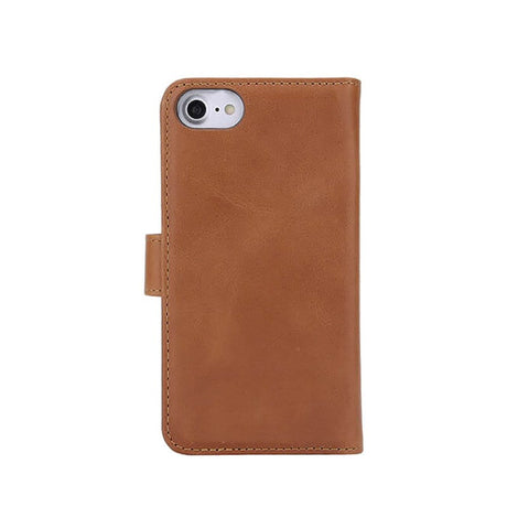 RadiCover 2-in-1 - iPhone SE (2022 / 2020) / 8 / 7 / 6 / 6S - Genuine Leather Case - 86% Radiation Protection - Brown