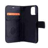 RadiCover 2-in-1 - iPhone 13 Mini - Genuine Leather Case - 86% Radiation Protection - Black