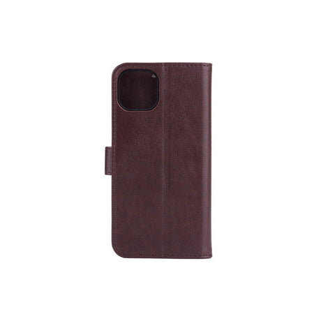 RadiCover 2-in-1 - iPhone 13 - Artificial Leather Case - 86% Radiation Protection - Dark Brown