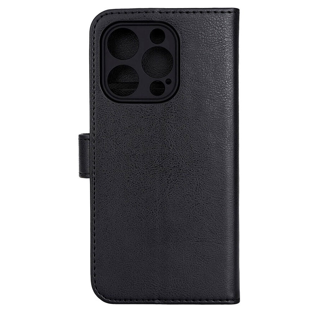 iPhone 15 Pro RadiCover Vegan Leather Flip Case - 86% Radiation Protection - MagSafe Compatible - Black