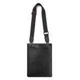 Philbert UltraSlim Vegan Leather Sleeve w. Strap for MacBook / Laptop 13" (31,0 x 22,5 x 2 cm) - Black