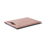 Philbert UltraSlim Vegan Leather Sleeve w. Strap for MacBook / Laptop 13" (31,0 x 22,5 x 2 cm) - Pink