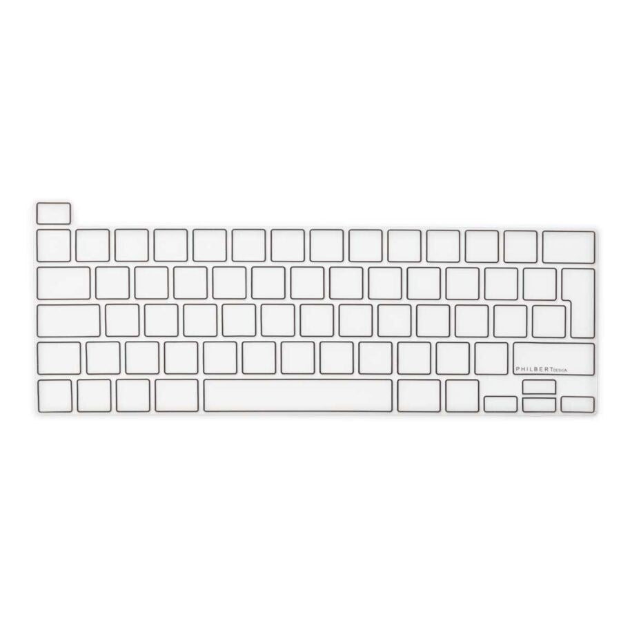 Philbert MacBook (A2141) Keyboard Case w. Nordic Keyboard - Transparent