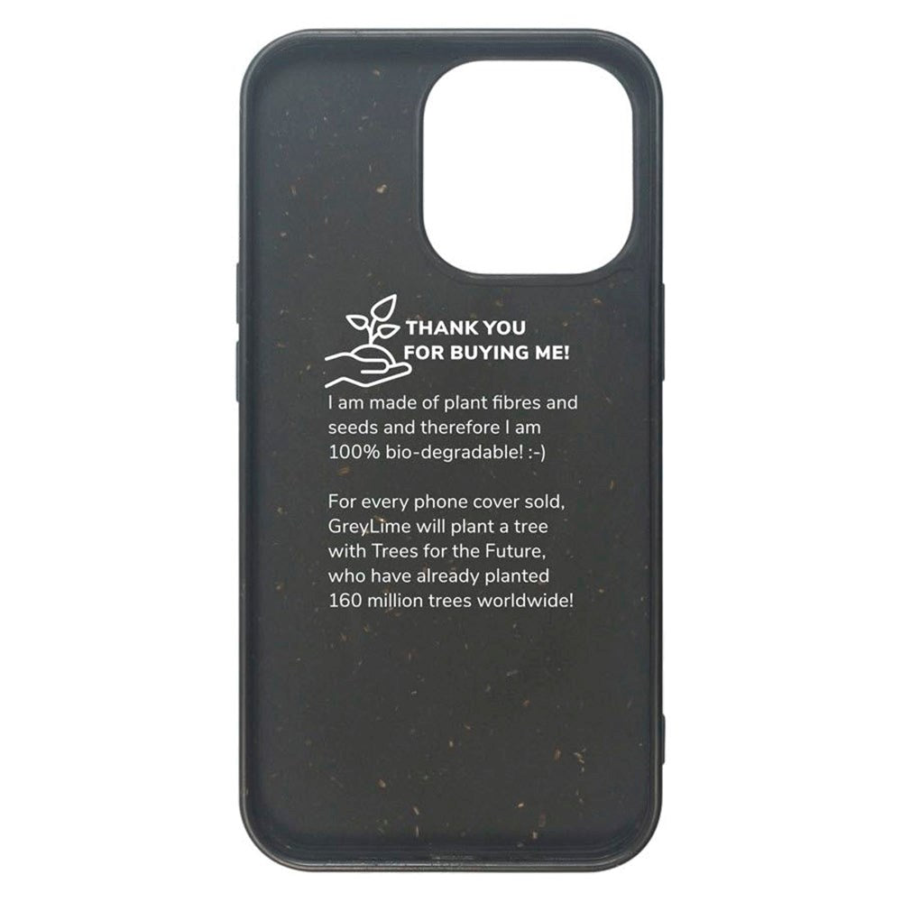 iPhone 13 Pro GreyLime 100% Plant-based Case - Black - Buy a Case & Plant a Tree