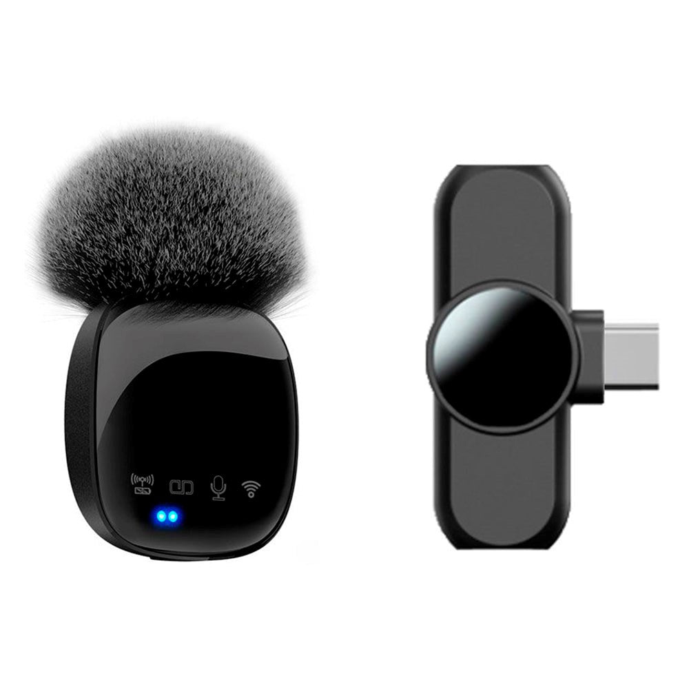 Lippa Pro Wireless Noise-Reducing Microphone with USB-C - Black