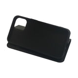 GreenMind iPhone 14 Plus Faux Leather Flip Case with Cardholder & Stand Function - Black
