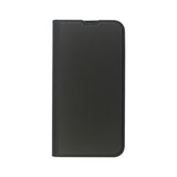 GreenMind iPhone 14 Plus Faux Leather Flip Case with Cardholder & Stand Function - Black