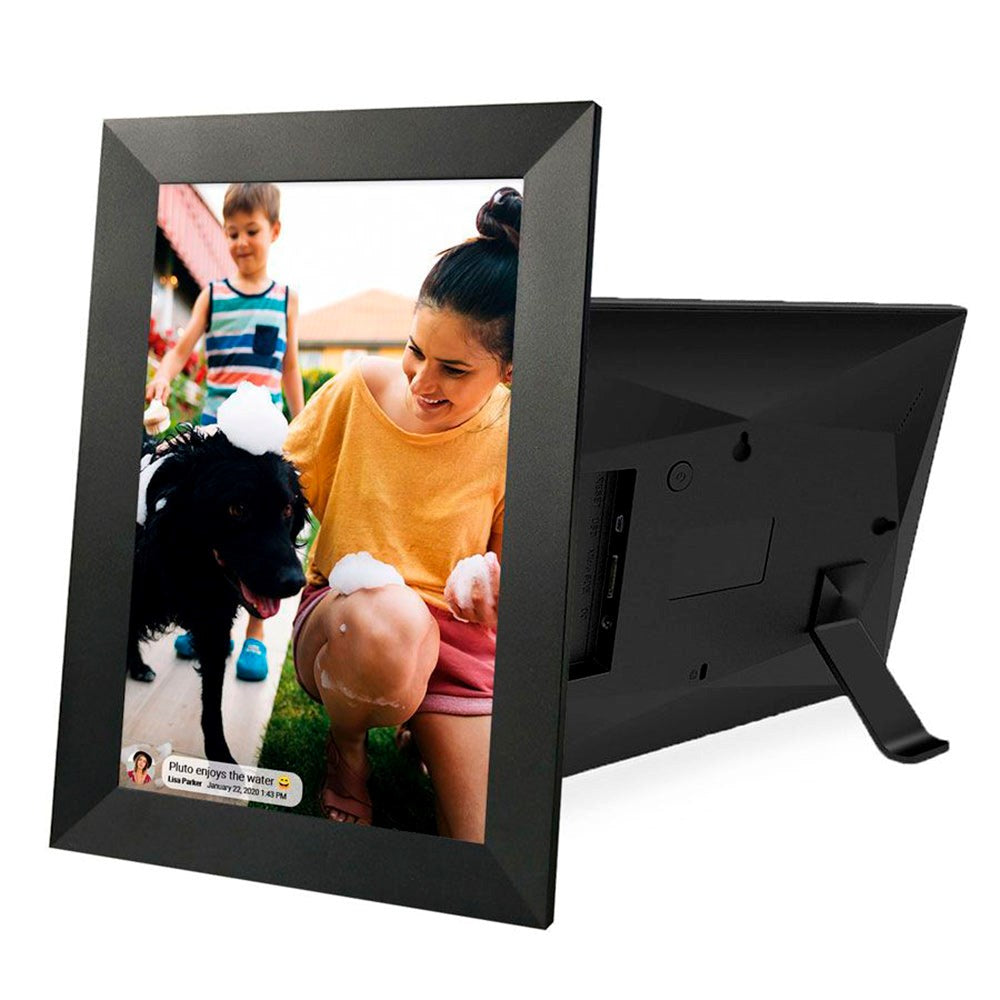 Lippa 10" Smart WiFi Frameo Photo Frame (26.2 x 18.2 cm) - Black