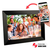 Lippa 10" Smart WiFi Frameo Photo Frame (26.2 x 18.2 cm) - Black