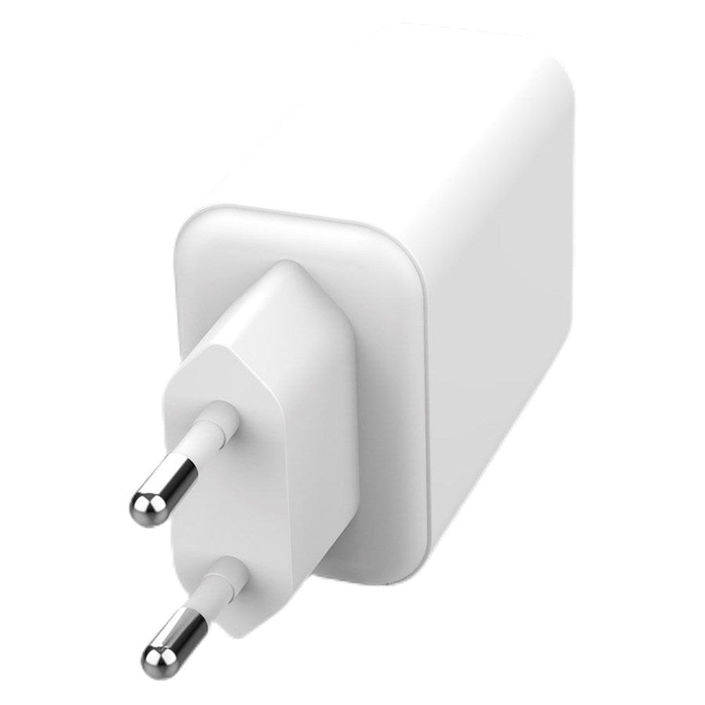 Lippa PD 65W Wall Charger GaN w. 1 x USB-C & 1 x USB-A - White