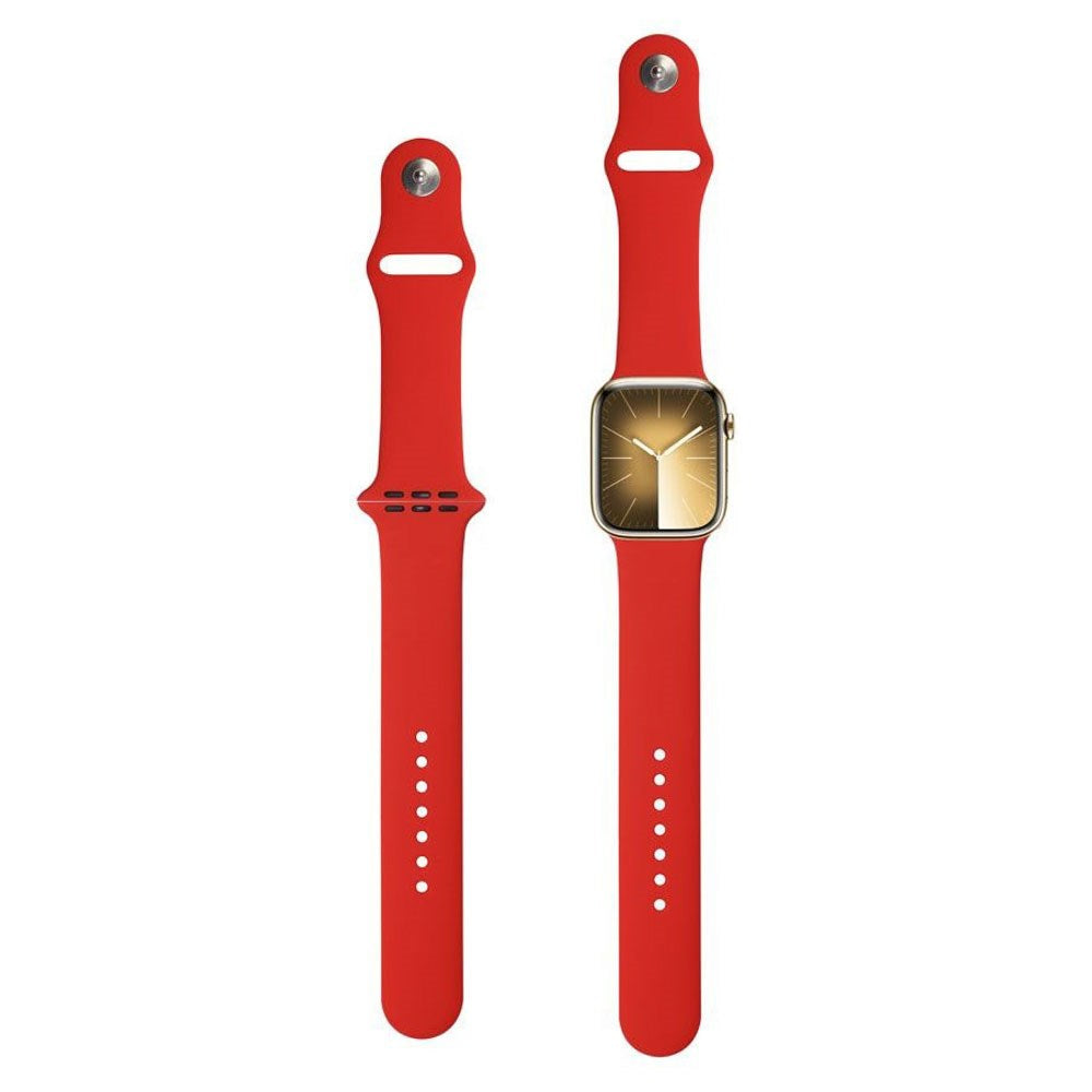 Apple Watch (38/40/SE/41/42mm) Lippa Silicone Watch Strap - Red