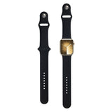 Apple Watch (42/44/SE/45/46/49mm) Lippa Silicone Watch Strap - Black