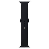 Apple Watch (42/44/SE/45/46/49mm) Lippa Silicone Watch Strap - Black