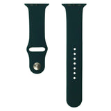 Apple Watch (42/44/SE/45/46/49mm) Lippa Silicone Watch Strap - Dark Green