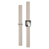 Lippa Apple Watch (38/40/SE/41/42mm) Magnetic Leather Strap - Beige