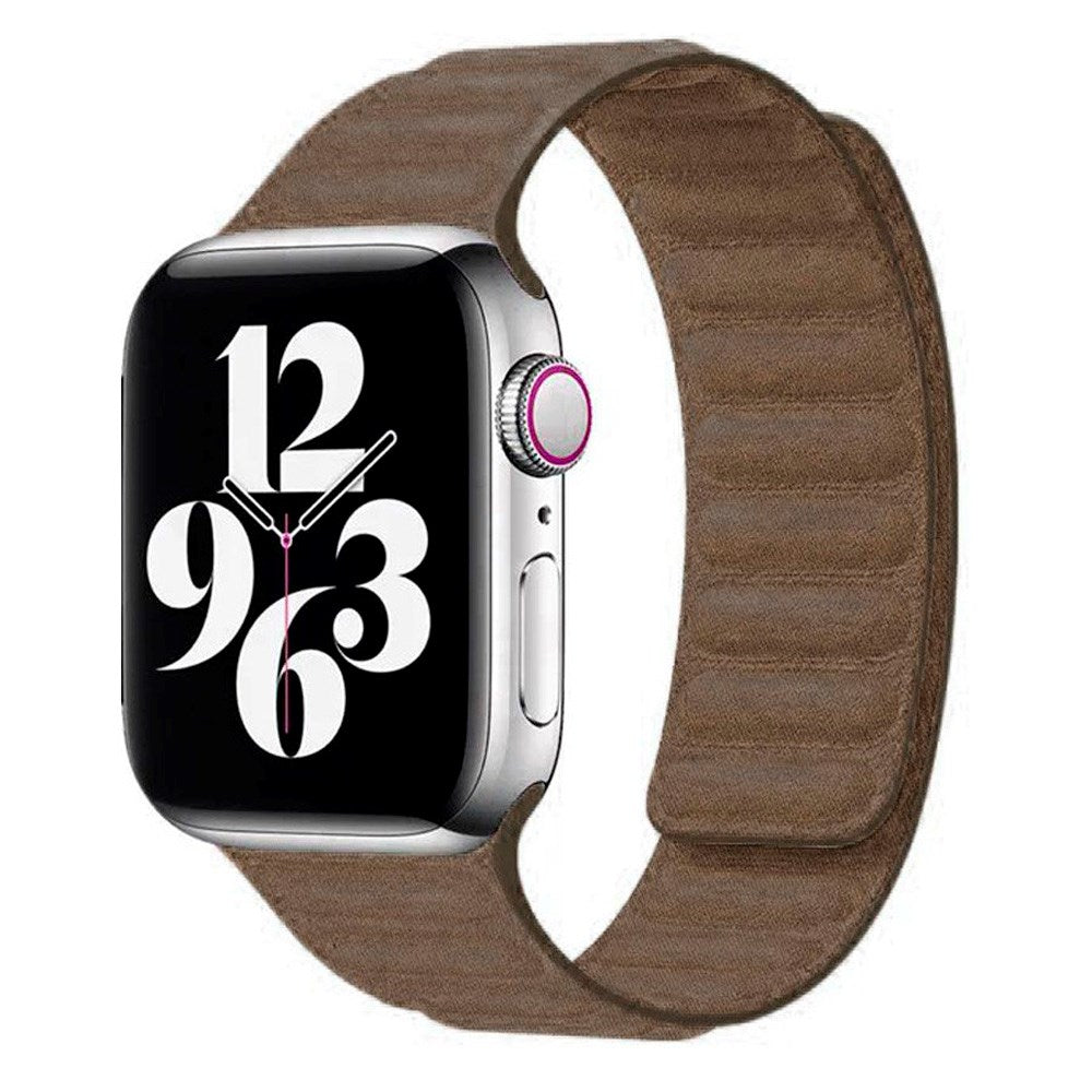 Apple Watch (38/40/SE/41/42mm) Magnetic Lippa Finewoven Strap - Brown