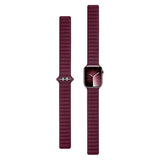 Apple Watch (38/40/SE/41/42mm) Magnetic Lippa Finewoven Strap - Wine Red