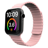 Lippa Apple Watch (38/40/SE/41/42mm) Magnetic Silicone Strap - Pink