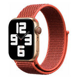 Apple Watch (42/44/SE/45/46/49mm) Lippa Nylon Strap - Rust Red